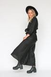 New Hope dress - black linen