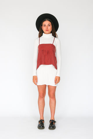 New Hope Top - red rust