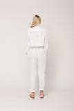 Iris trousers - white linen